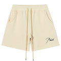 RHUDE Summer embroidery vintage drawstring Shorts
